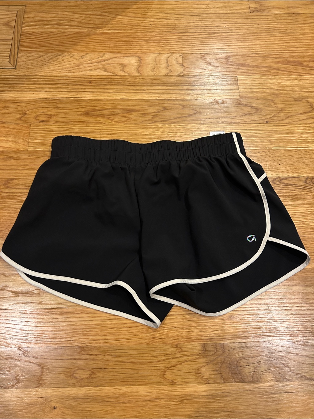 Gap Black Athletic Shorts With White Trim